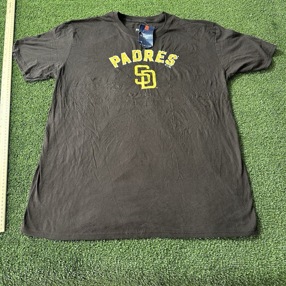 San Diego Padres MLB Short Sleeve Tee Brown Mens Size XL NWT